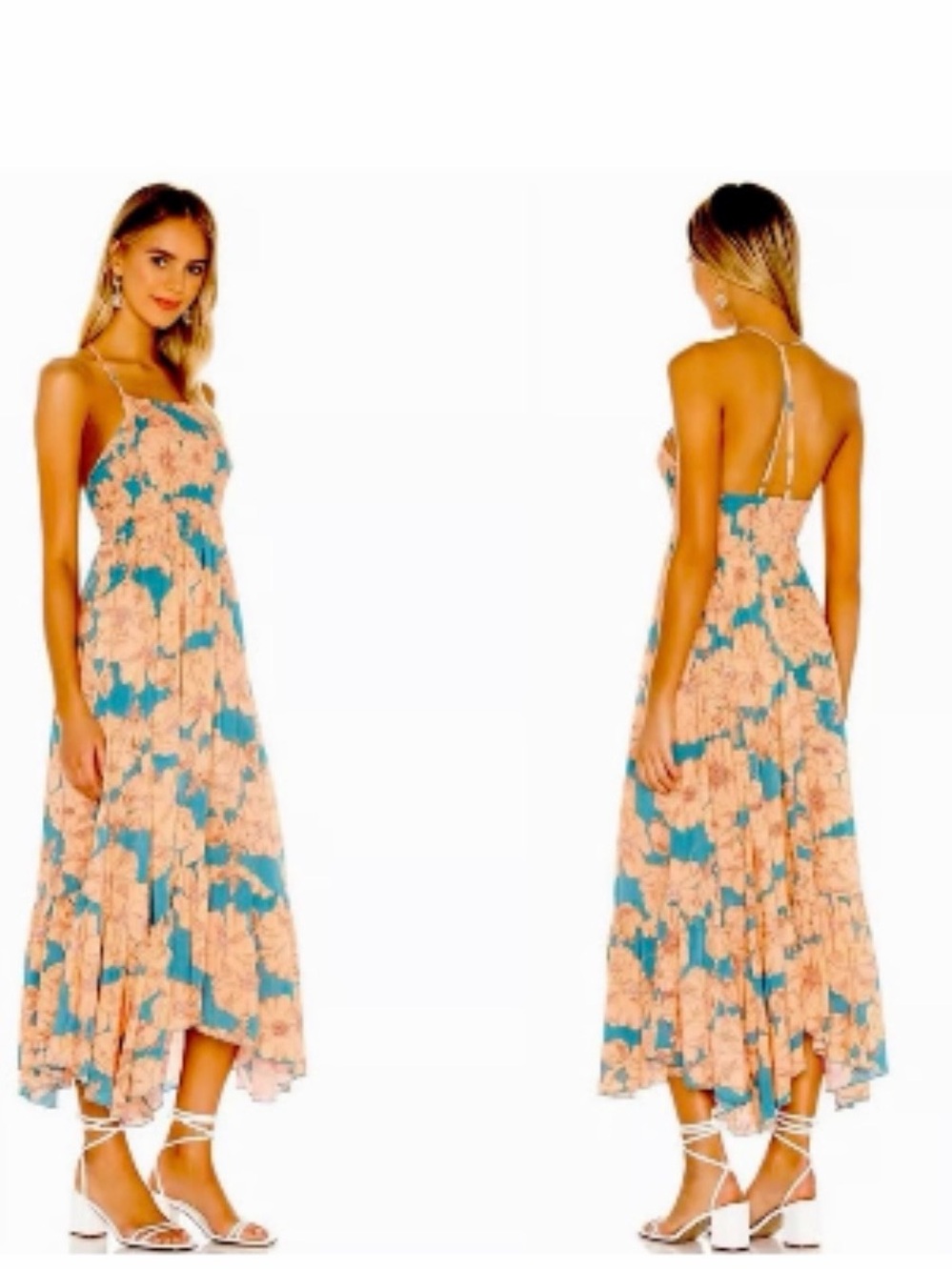 Free People Heatwave Printed Midi Dress